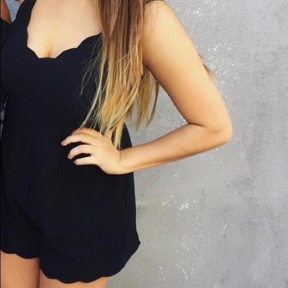 Lush Pants - LUSH Black Romper